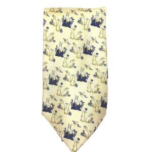 Bunny Tie 100% Silk Made By Tanago Monsieur